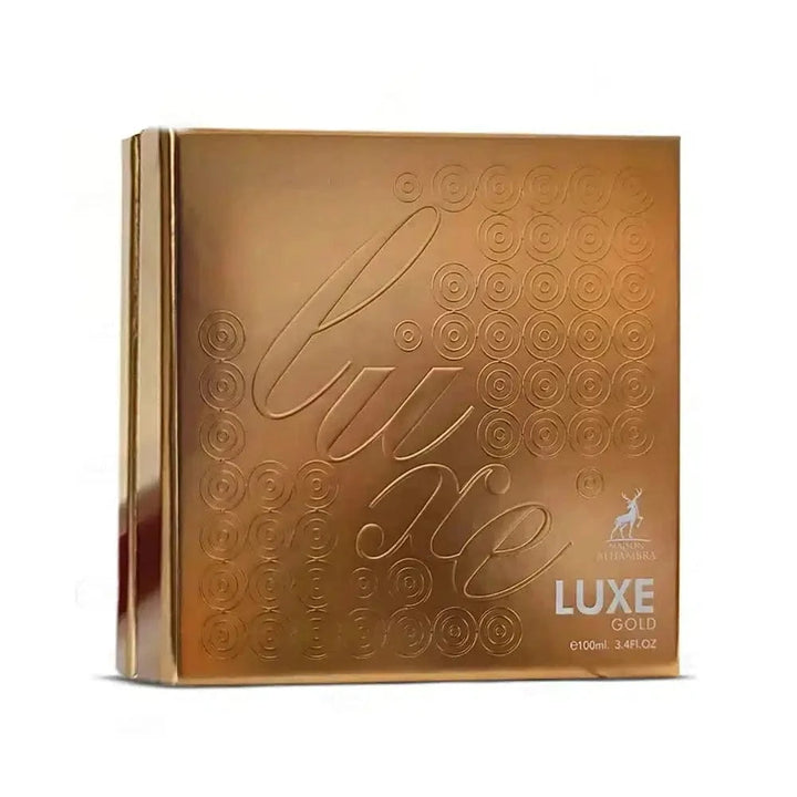 Luxe Gold By Maison Alhambra For Unisex 3.4oz EDP box 