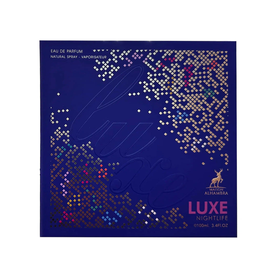 Luxe Nightlife By Maison Alhambra For unisex 3.4oz EDP Spray Maison Alhambra