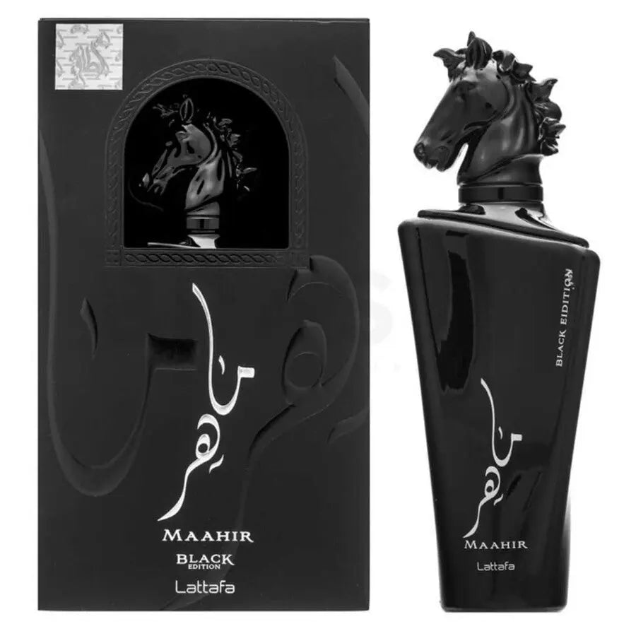 Maahir Black Edition By Lattafa For Unisex 3.3oz EDP Spray Lattafa