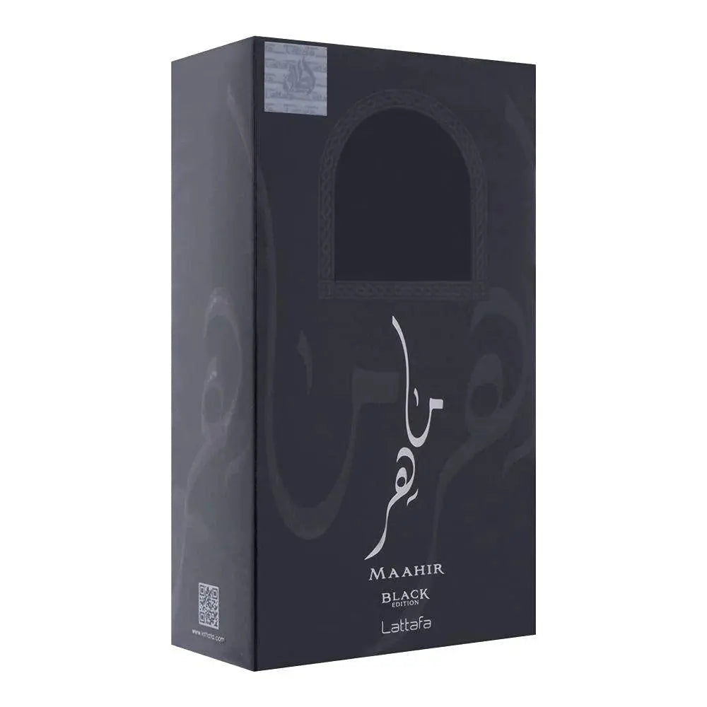 Maahir Black Edition By Lattafa For Unisex 3.3oz EDP Spray Lattafa