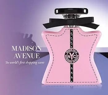 A stylized ad for Bond No. 9 Madison Avenue, &