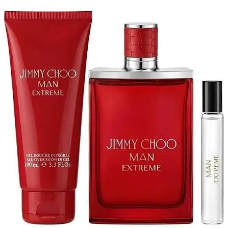 Jimmy Choo Man Extreme Men 3Pc Set with 3.4oz EDP Spray