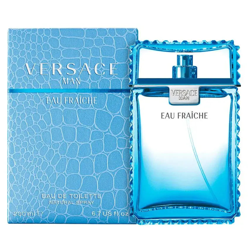 Man Fraiche By Versace For Men 6.7 oz EDT Spray - perfumesandrea