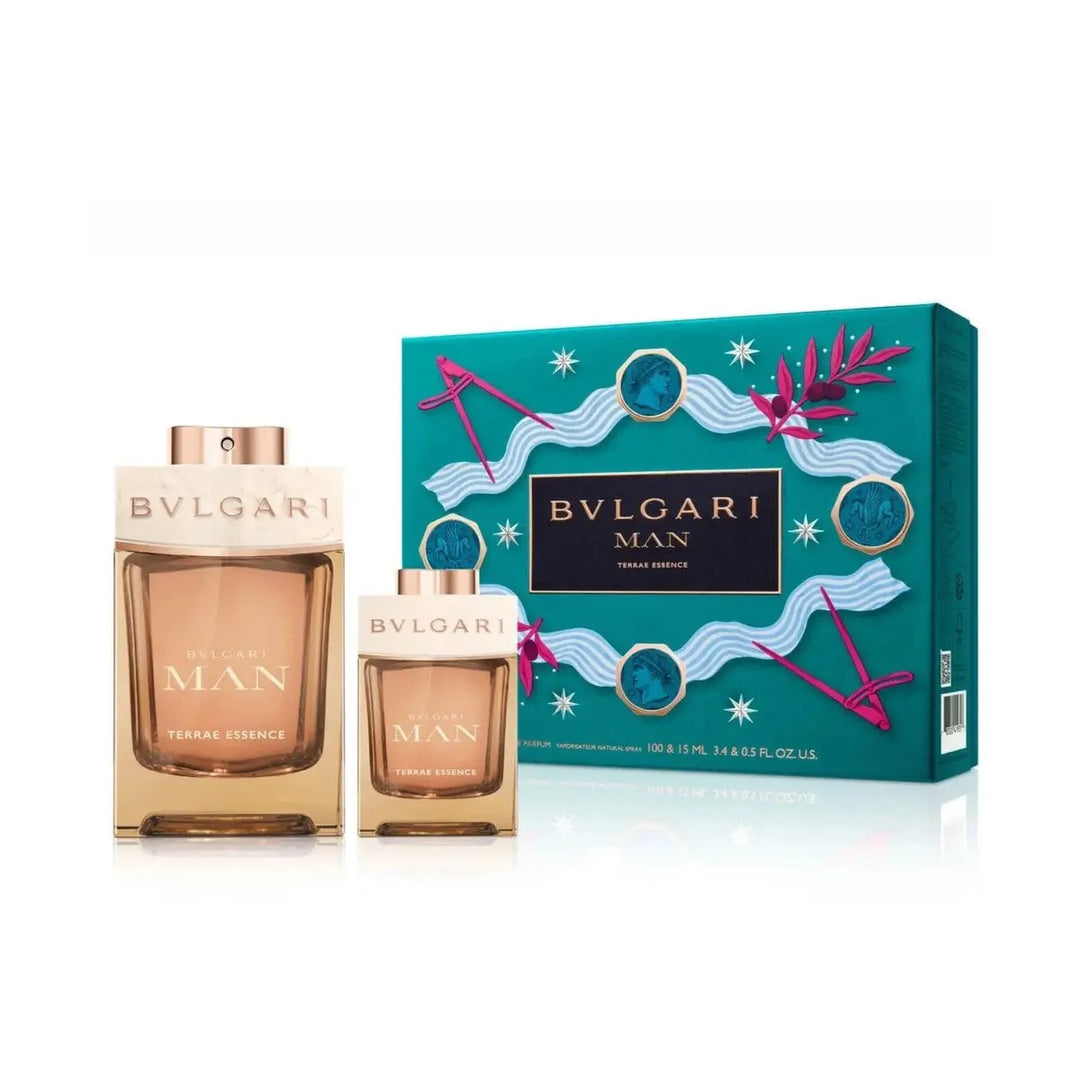 Man Terrae Essence By Bvlgari For Men 2Pcs Set EDP Spray Bvlgari