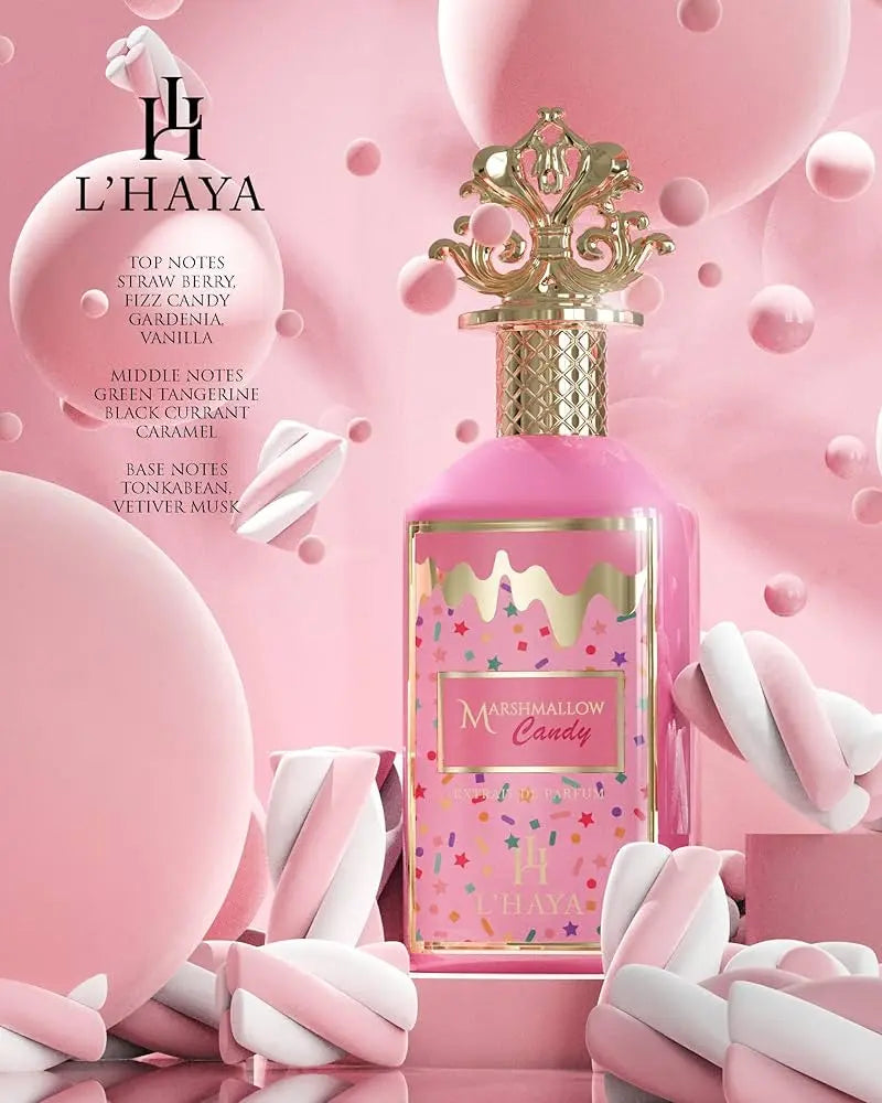 Marshmallow Candy by L'haya sweet gourmand fragrance for women
