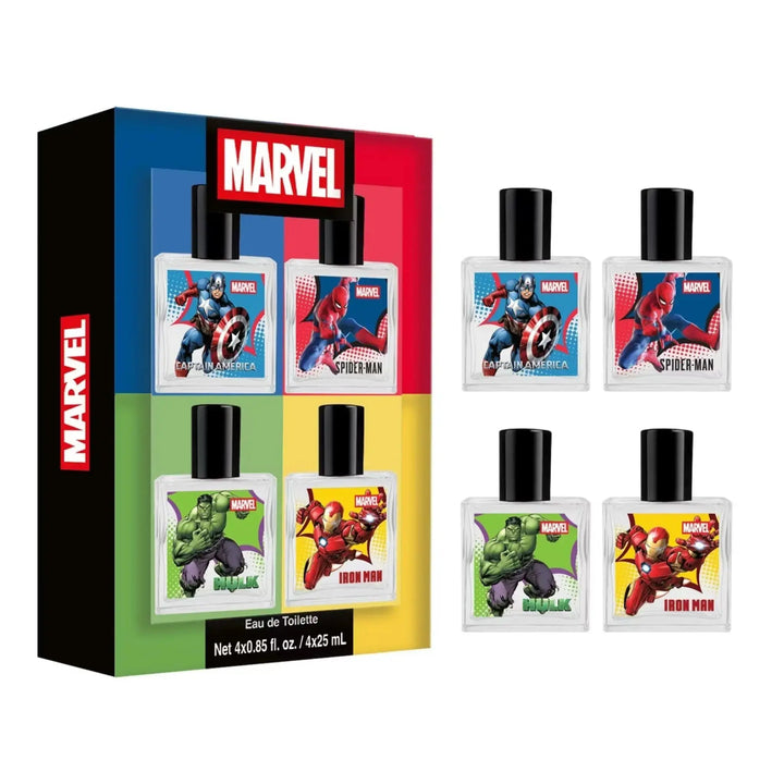 Marvels Mini Set 4Pcsx0.85oz For Kids EDT Spray