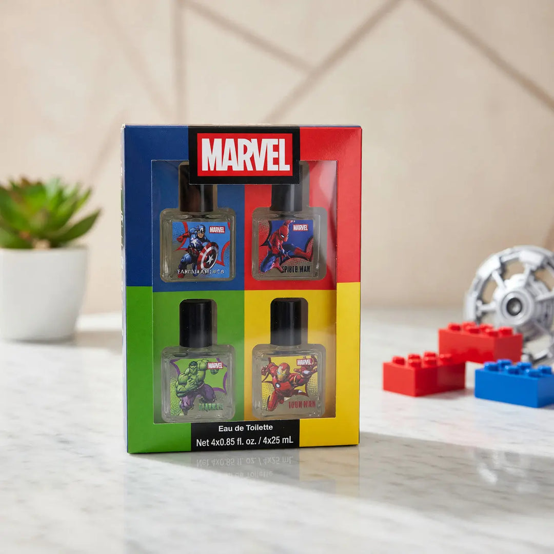 Marvels Mini Set 4Pcsx0.85oz For Kids EDT Spray