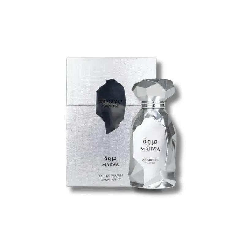 Marwa by Arabiyat Prestige for Men 3.4oz EDP perfume bottle
