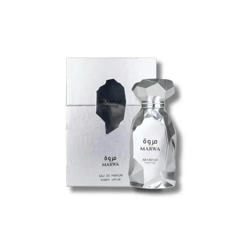 Marwa by Arabiyat Prestige for Men 3.4oz EDP perfume bottle