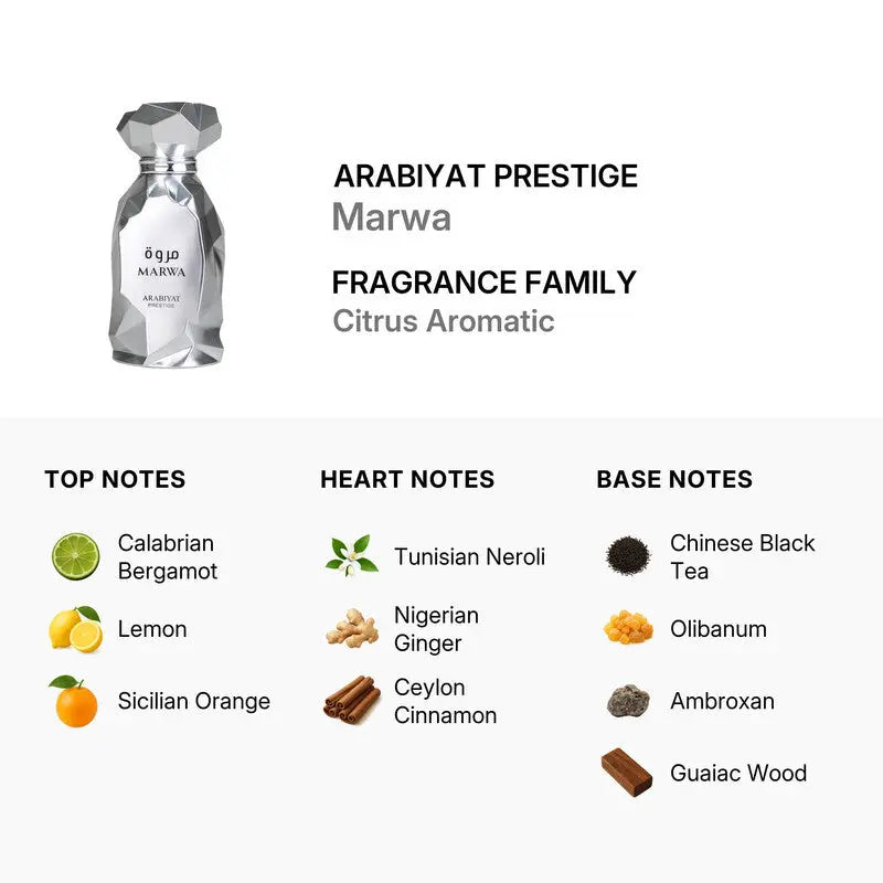 Marwa by Arabiyat Prestige elegant long-lasting masculine fragrance