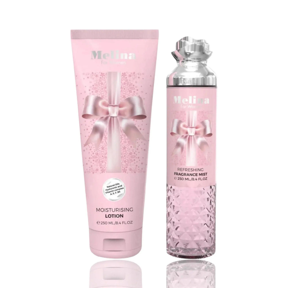 Le Chameau Melina fragrance mist and matching body lotion for women
