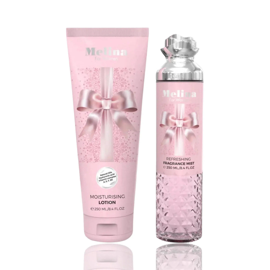 Le Chameau Melina fragrance mist and matching body lotion for women