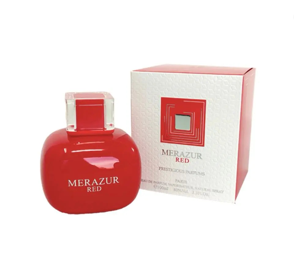 Merazur Red By Prestigious For Women 3.3 oz EDP Spray - perfumesandrea