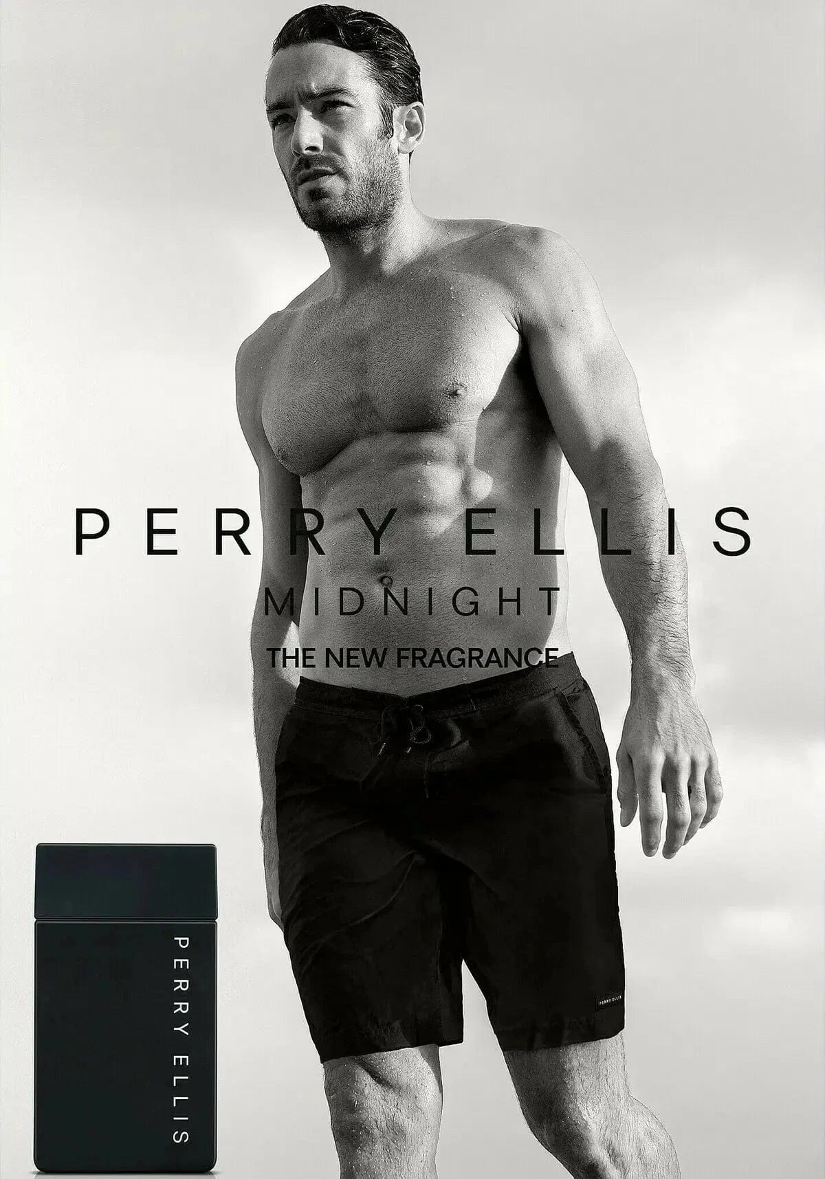 Midnight By Perry Ellis For Men 3.4oz EDT Spray Perry Ellis