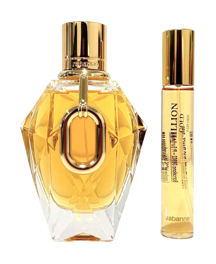 Million Gold By Paco Rabanne 2-Piece Set 3.0oz Women EDP Spray
