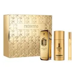 Million Gold Intense By Paco Rabanne For Men (3pc Gift Set) - perfumesandrea