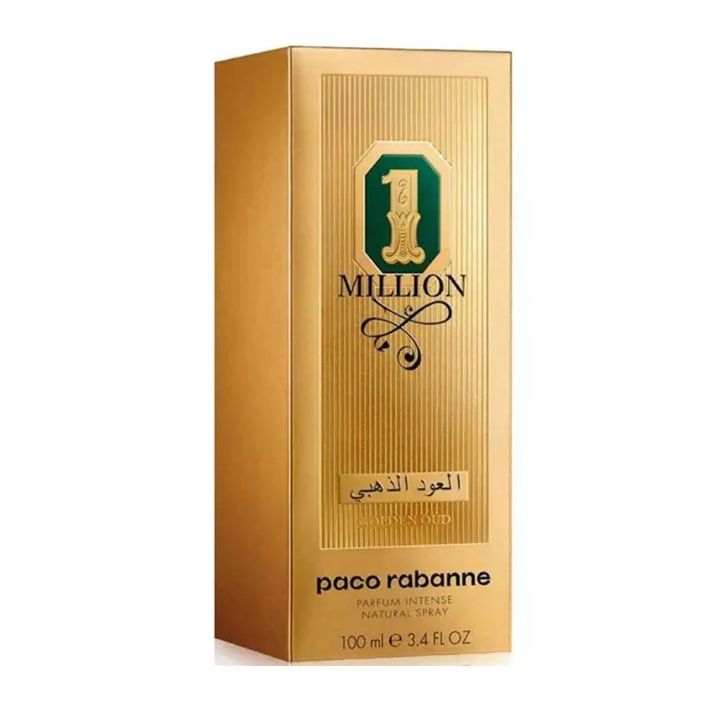 Million Gold Oud By Paco Rabanne For Men 3.4 EDP Spray Paco Rabanne