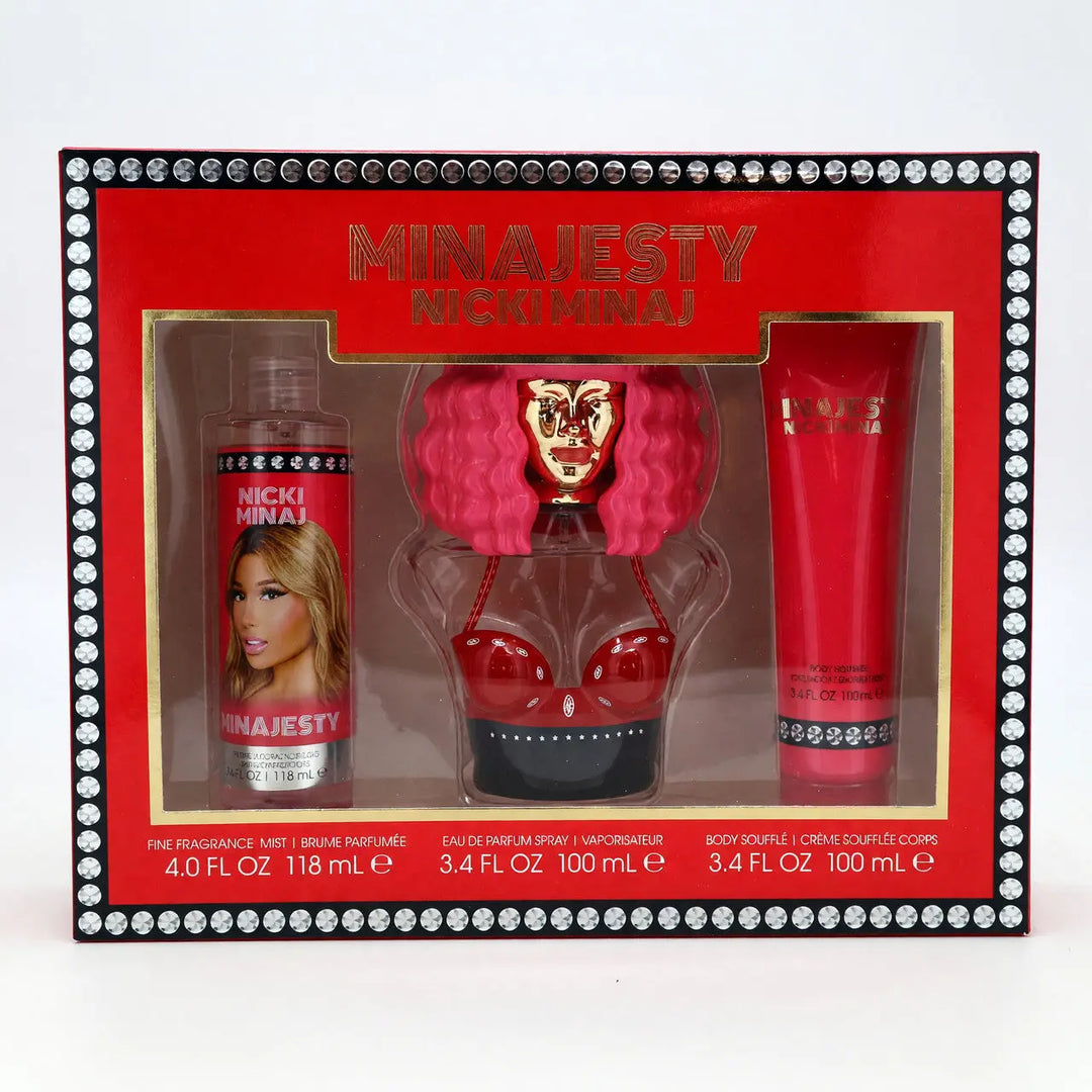 Minajesty By Nicki Minaj 3Pcs Set 3.4oz Women EDP Spray