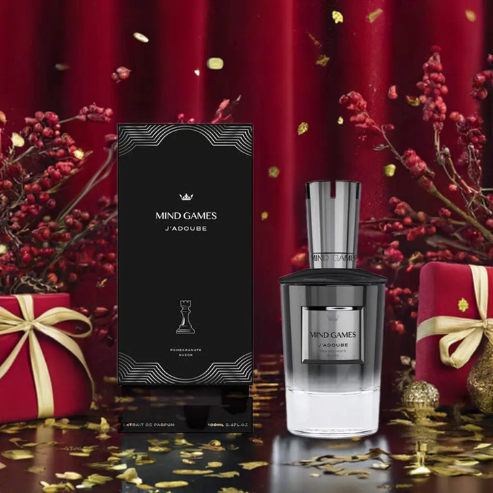 A festive and luxurious product photo of the J&