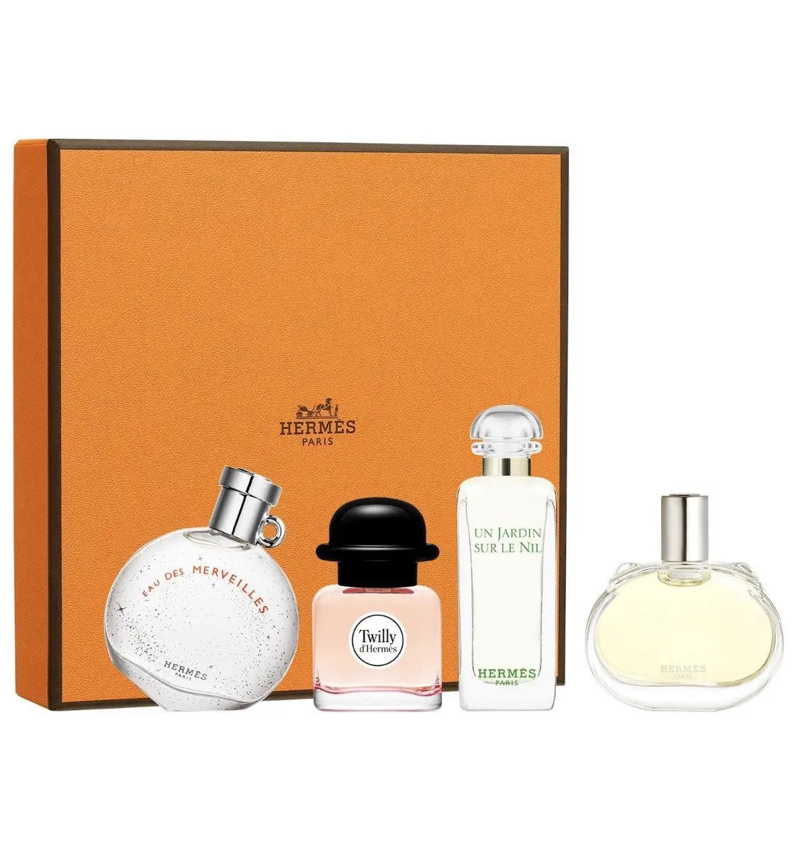 Hermes mini set 4x 0.25oz EDT perfumes for women