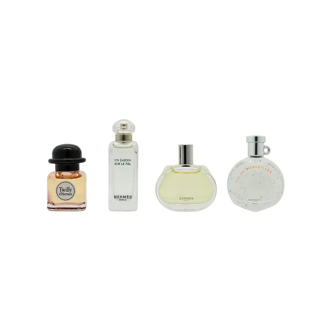 Hermes miniature bottle detail