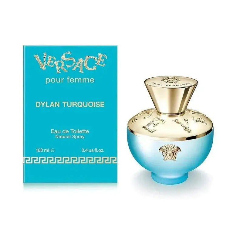 Versace miniature EDT splash bottles close-up