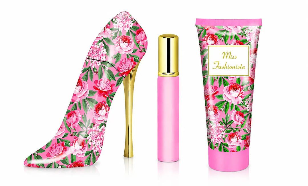 Miss Fashionista by Tiverton 3Pc perfume gift set for women