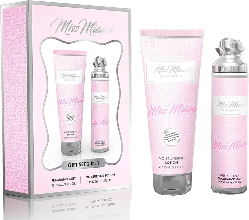 Miss Miami by Le Chameau Women 2Pc Set 8.4oz Mist Spray and Lotion