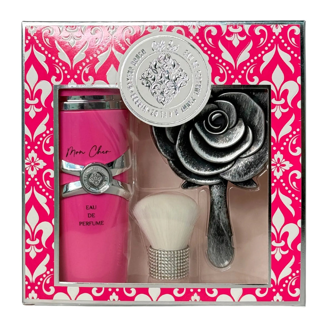 Mon Cher 3-Piece Set By Rivoli For Women 8.4oz EDP Spray