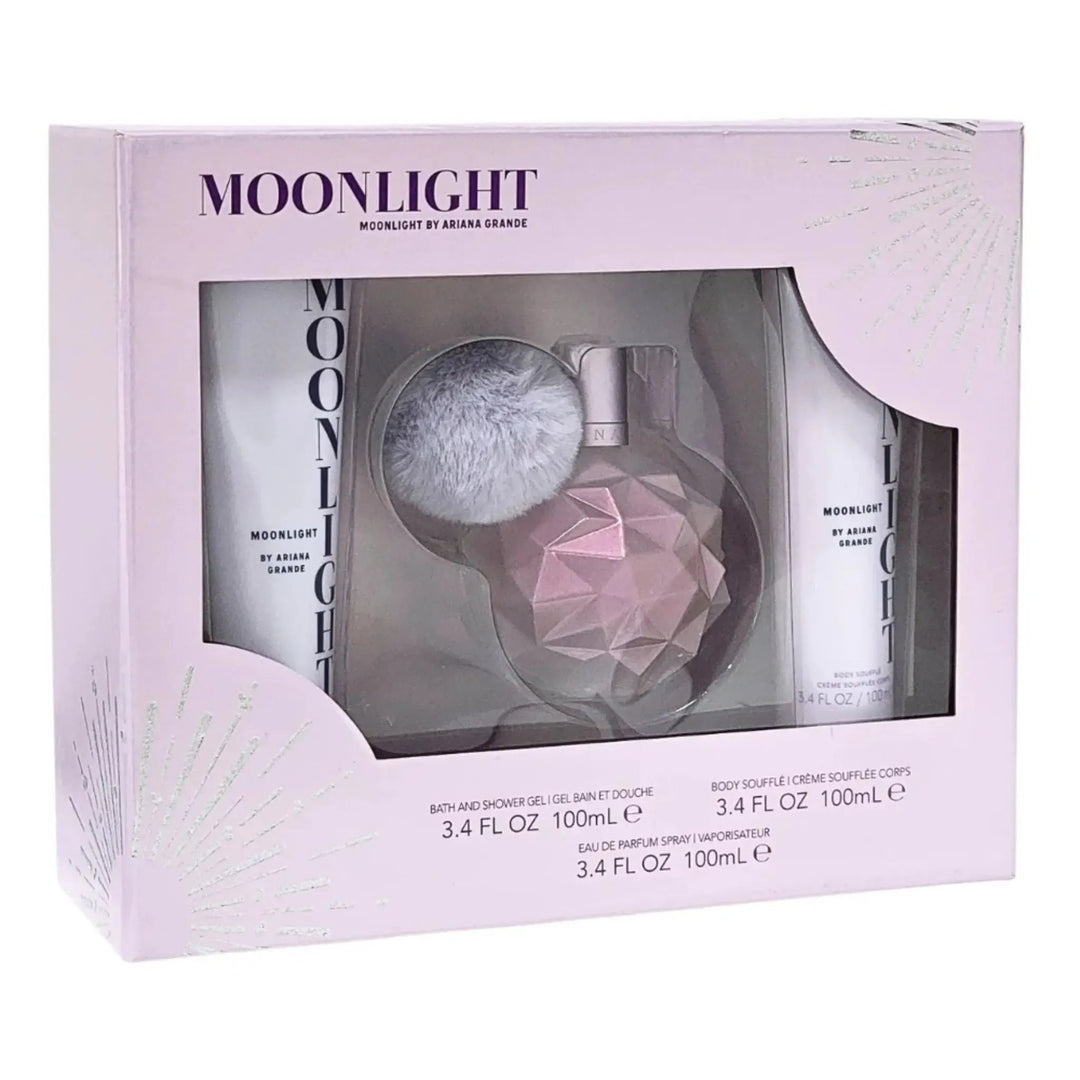 Moonlight 3-Piece Set By Ariana Grande For Women 3.4oz EDP Spray