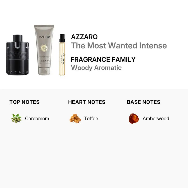 Most Wanted Intense by Azzaro EDP bottle detail

