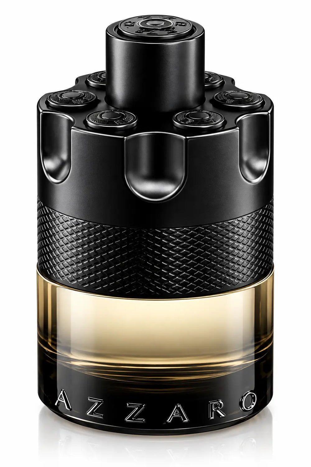 Azzaro Most Wanted Intense Men 3.3oz EDT fragrance bottle detail