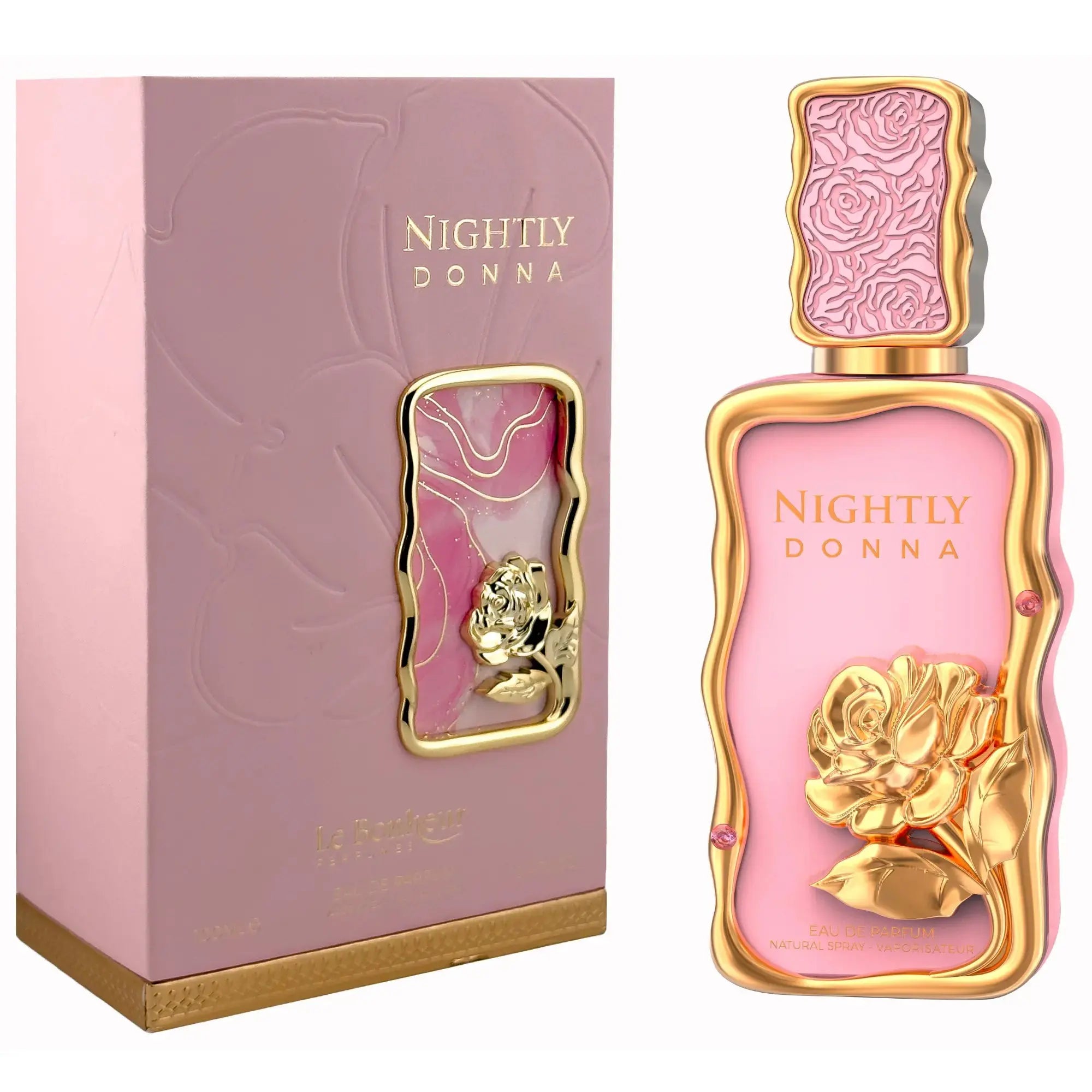 Nightly Donna Le Bonheur original box 3.4oz Eau de Parfum