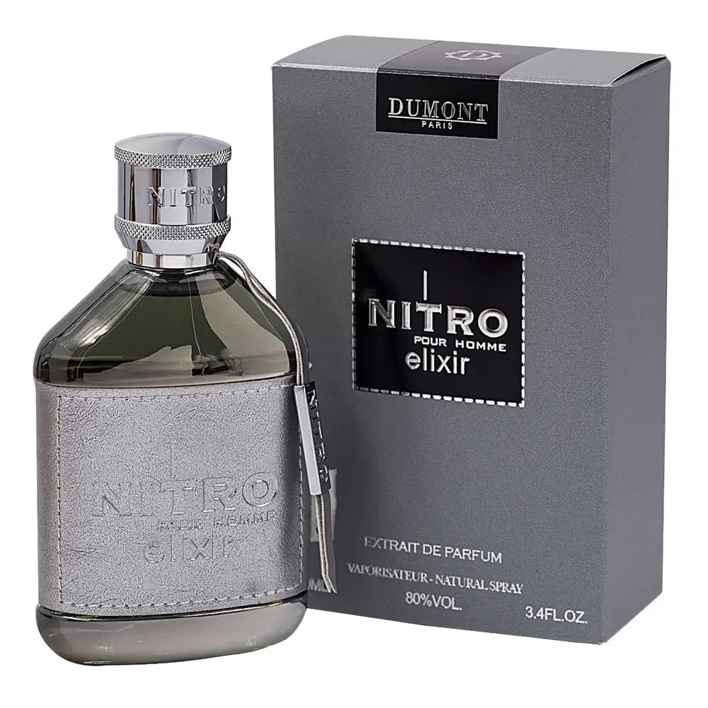 Nitro Elixir by Dumont Paris for Men 3.4oz EDP perfume bottle