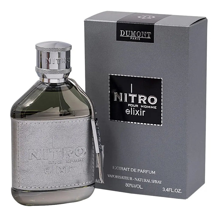 Nitro Elixir by Dumont Paris for Men 3.4oz EDP perfume bottle