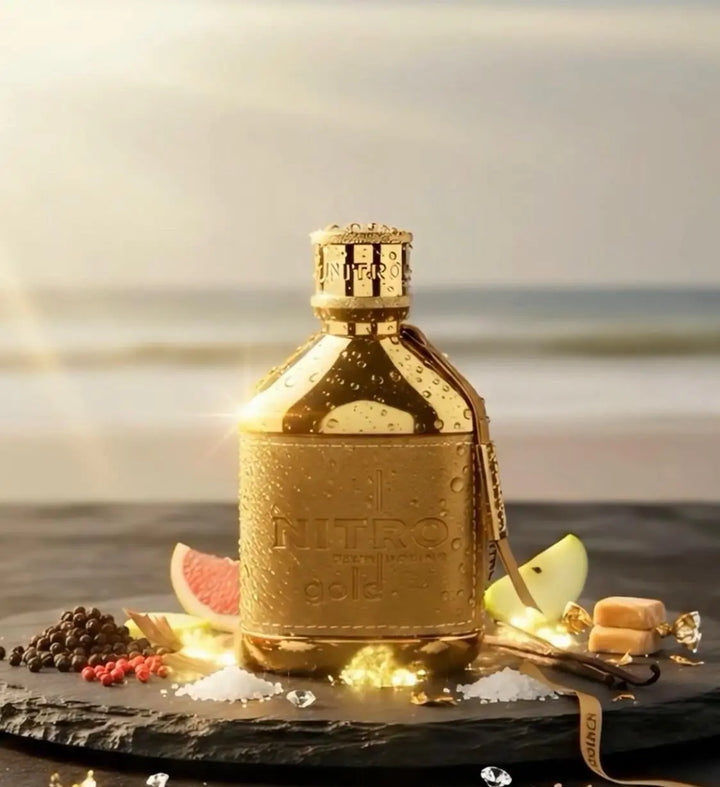 Nitro Gold by Dumont Paris rich long-lasting unisex fragrance
