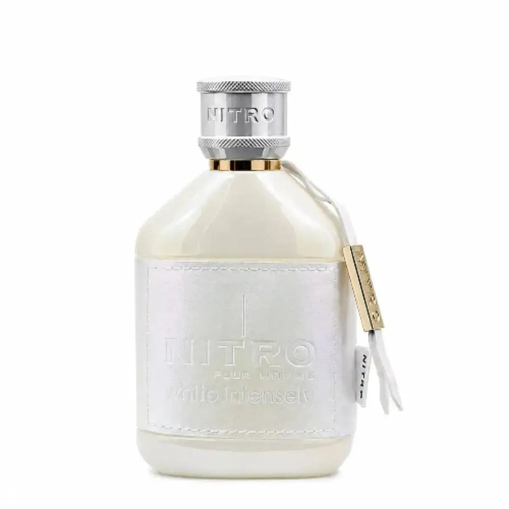 Nitro White Intensely by Dumont 3.4oz Extrait bottle detail