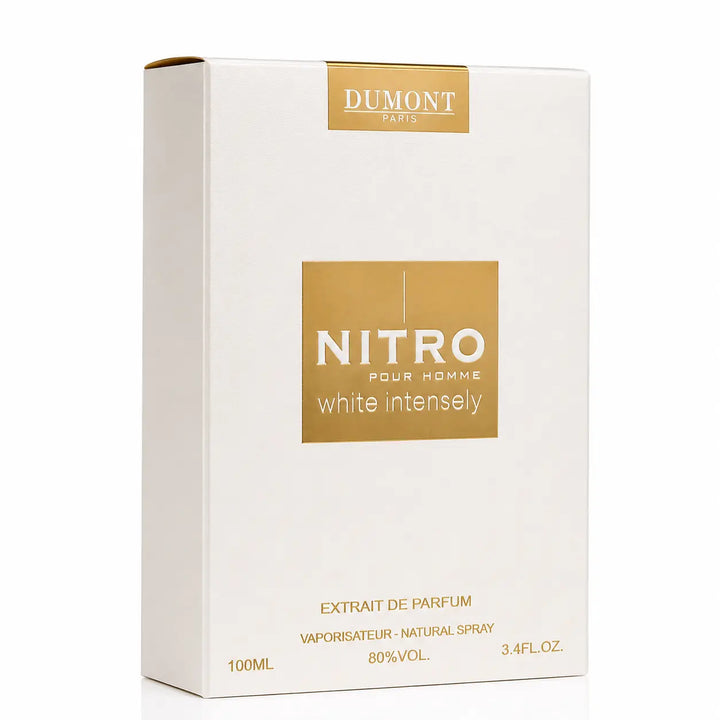 Nitro White Intensely by Dumont original box 3.4oz Extrait de Parfum