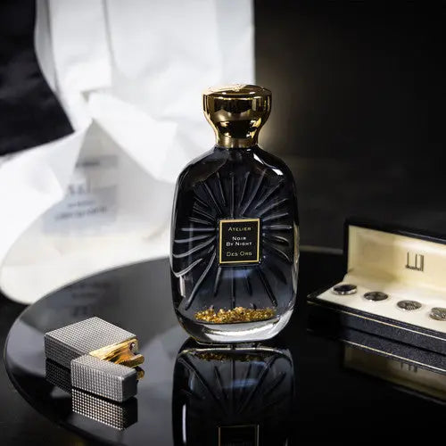 Noir By Night by Atelier Des Ors luxurious smoky niche fragrance
