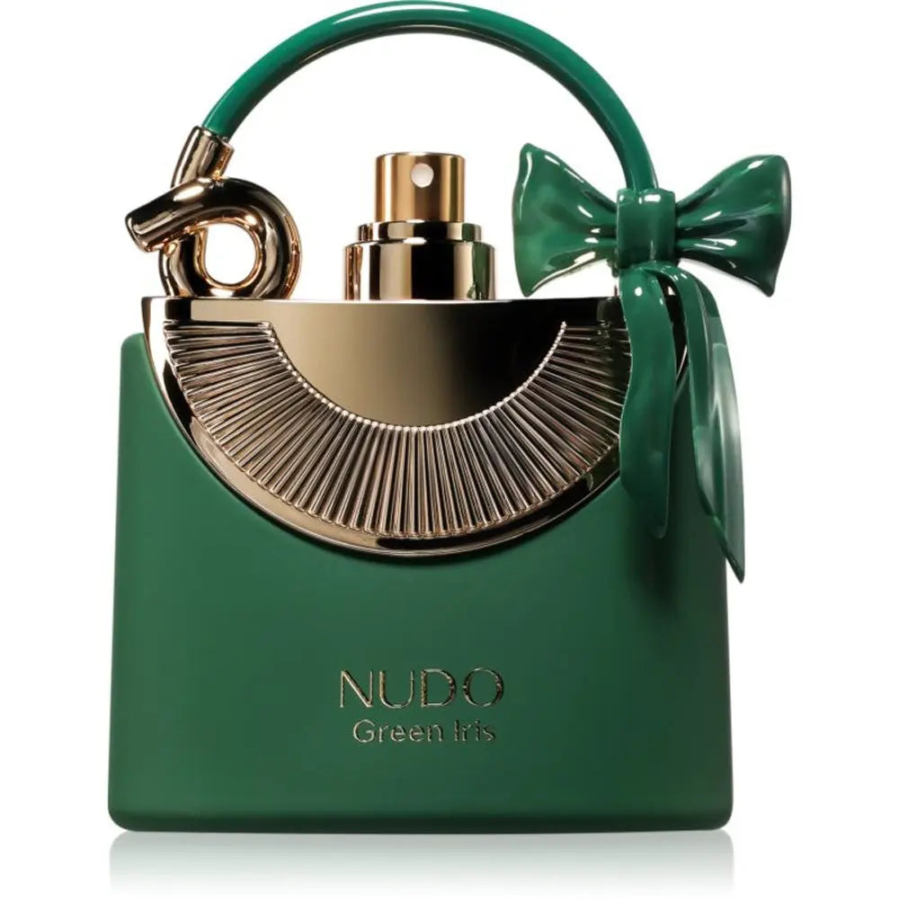 Nudo Green Iris Fragrance World Women 3.4oz EDP bottle detail