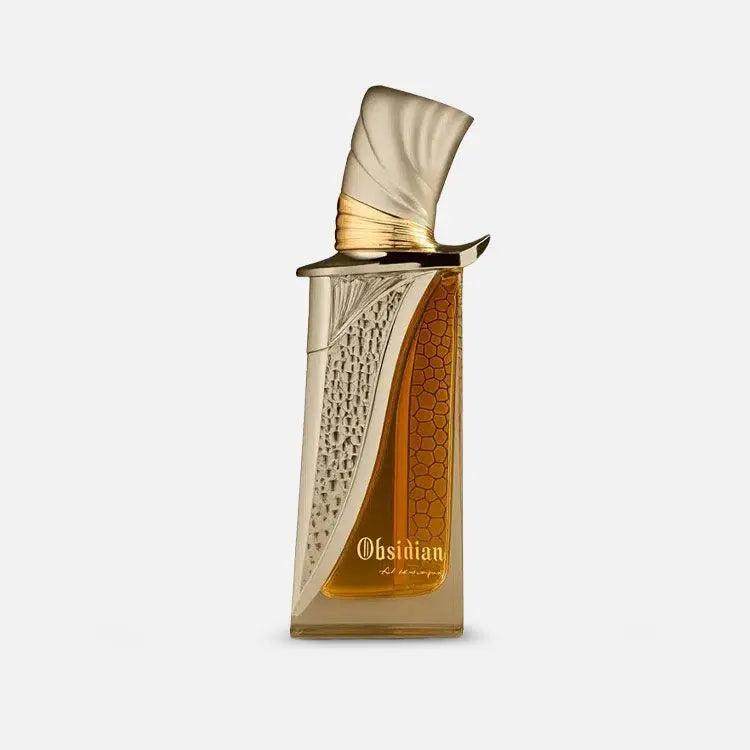Obsidian by French Avenue 3.4oz EDP perfume bottle detail