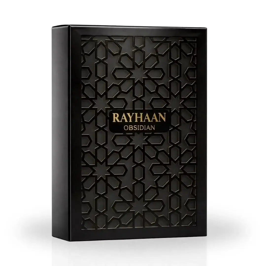 Obsidian by Rayhaan original 3.4oz Eau de Parfum box