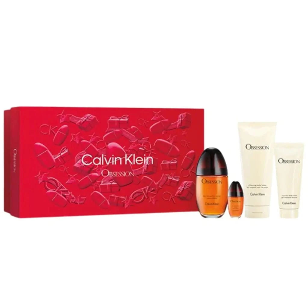 Calvin Klein Obsession 4pc Women’s Gift Set Eau de Parfum