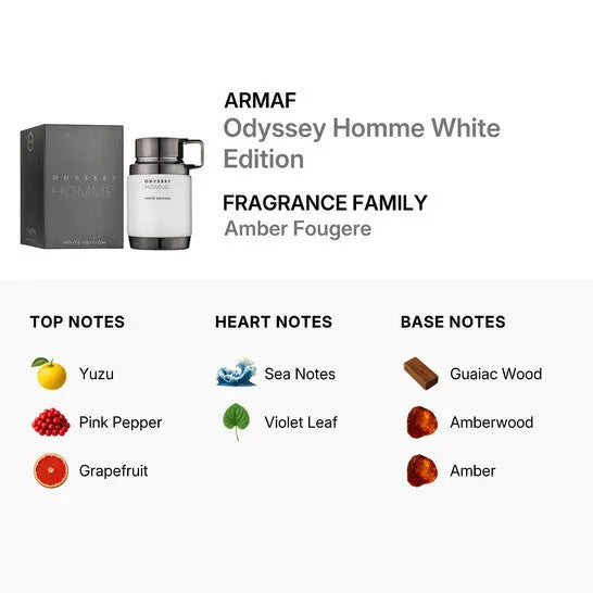 Odyssey Homme White Armaf Men 6.7oz EDP Spray