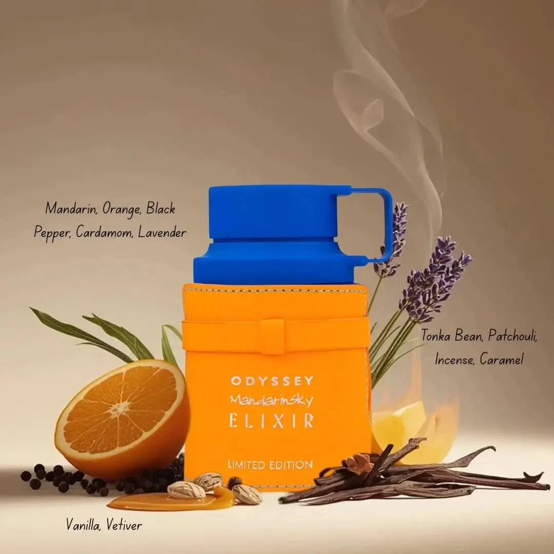 Odyssey Mandarin Sky Elixir by Armaf For Men 3.4 oz EDP Spray