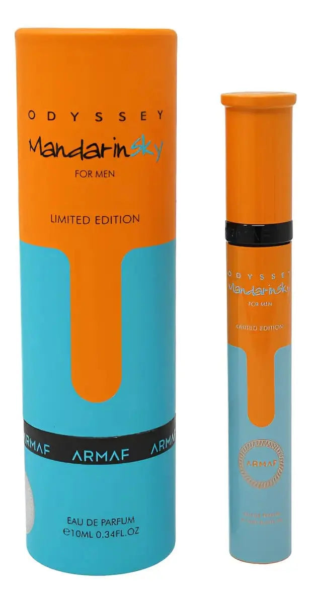 Odyssey Mandarin Sky Armaf mini 0.34oz EDP perfume bottle