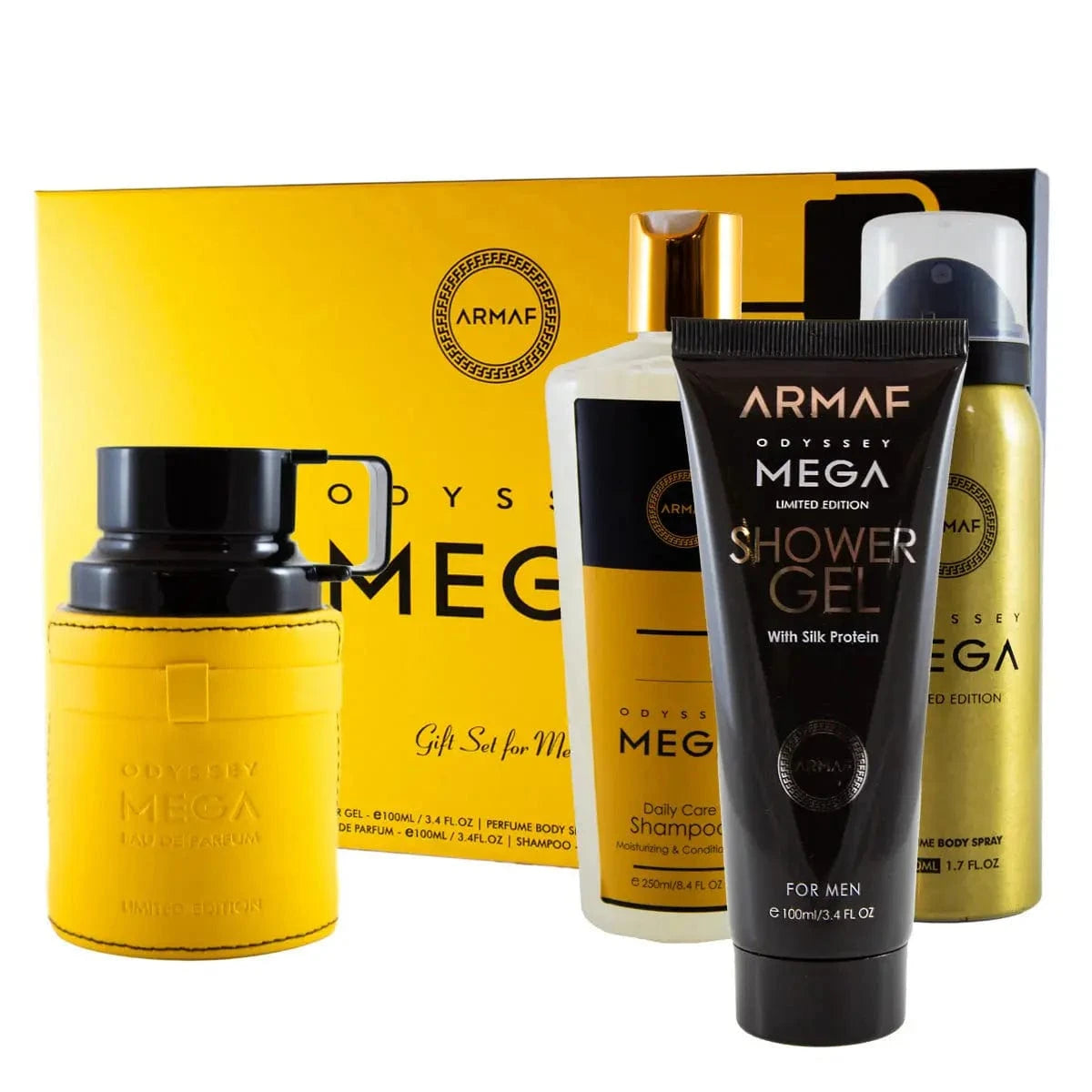 Odyssey Mega By Armaf For Men (4pc Gift Set) - perfumesandrea