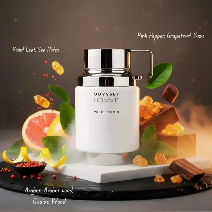 Odyssey White Armaf clean woody masculine scent for men