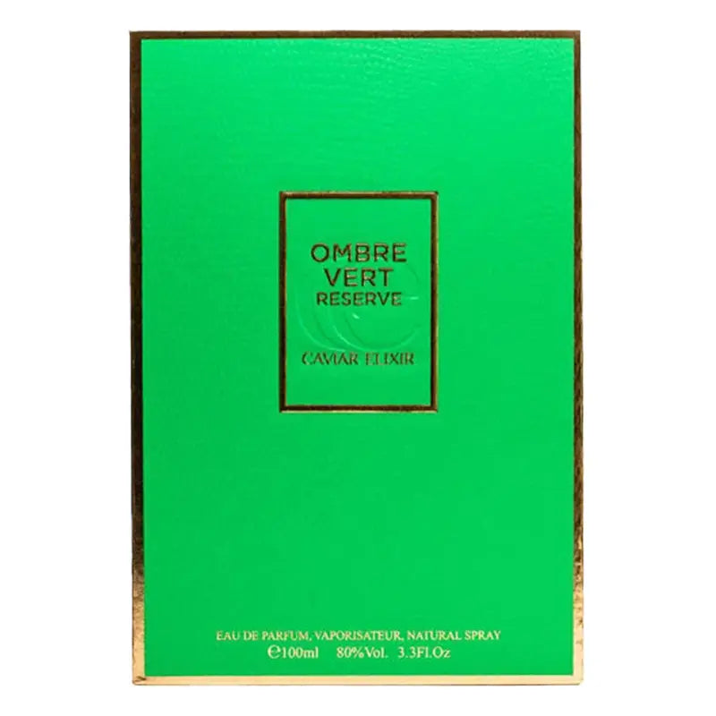 Ombre Vert Reserve By Caviar Elixir For Men 3.3oz EDP Spray Caviar Elixir