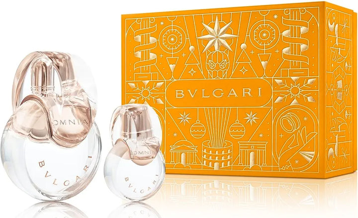 Omnia Crystalline Bvlgari women 2pc set 3.4oz EDT perfume